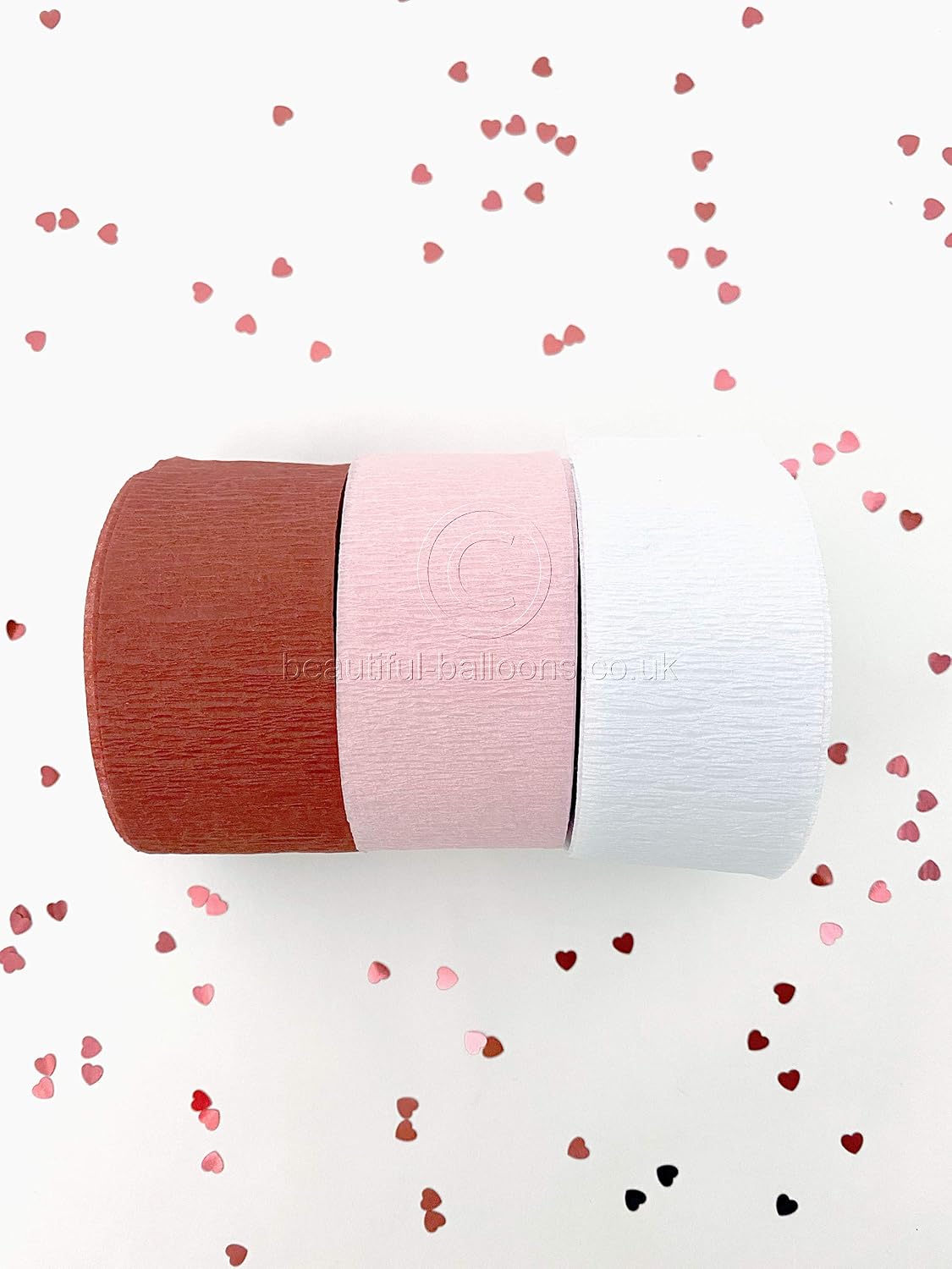 Beautiful Balloons Crepe Paper Kit, Red
