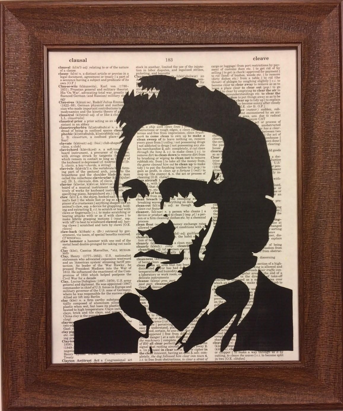 Johnny Cash Music Singer Dictionary Book Page Artwork Print Picture Poster Home Office Bedroom Kitchen Wall Decor - unframed