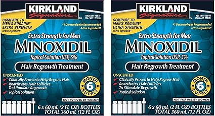 Amazon Com Minoxidil 5 Extra Strength Hair Loss Regrowth