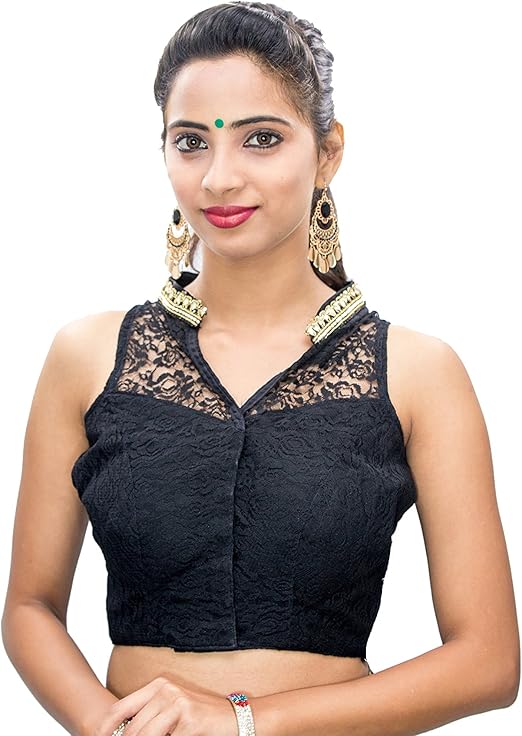 party wear black blouse