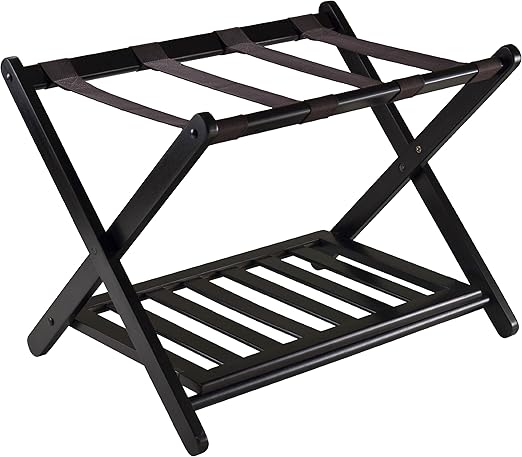 Winsome 92436 Luggage Rack With Shelf
