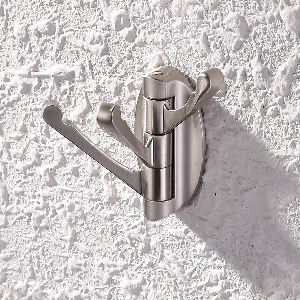 KES SOLID METAL Swivel Hook Heavy Duty Folding Swing Arm Triple Coat Hook with 799599268204 eBay