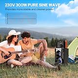 SinKeu Portable Power Station 300W 296Wh Solar Generator 230V AC USB view 6