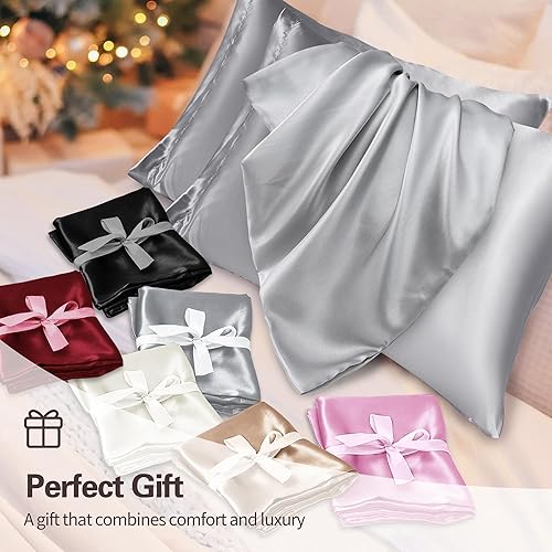 Amazon Silk Gifts For Women LXMGED Satin Silk Pillowcases For Skin