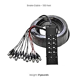 Seismic Audio Speakers 8 Channel Low Profile XLR