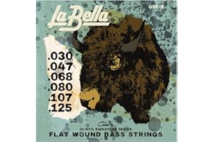 La Bella OSF-6 Olinto Signature Flat Wound Bass 6-String Set 30-125