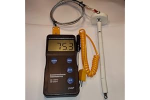 Digital pyrometer F,C pottery ceramic glass kiln Sensor Thermometer Thermocouple by Generic