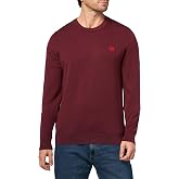 Hugo Men's Small Woven Label Cotton Sweater
