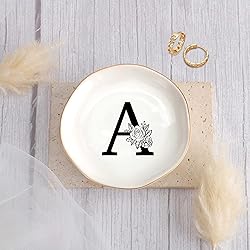 Bridesmaid Birthday Gifts for Women, Initial