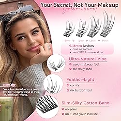 Goddvenus Lash Clusters Wispy 9-14mm Eyelash