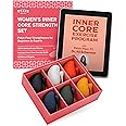 Pixie Inner Core Wellness & Strength Training – Women’s Core Strength Set – Set of 6 – Includes Easy-to-Read Guide & Exercises for Beginners & Advanced