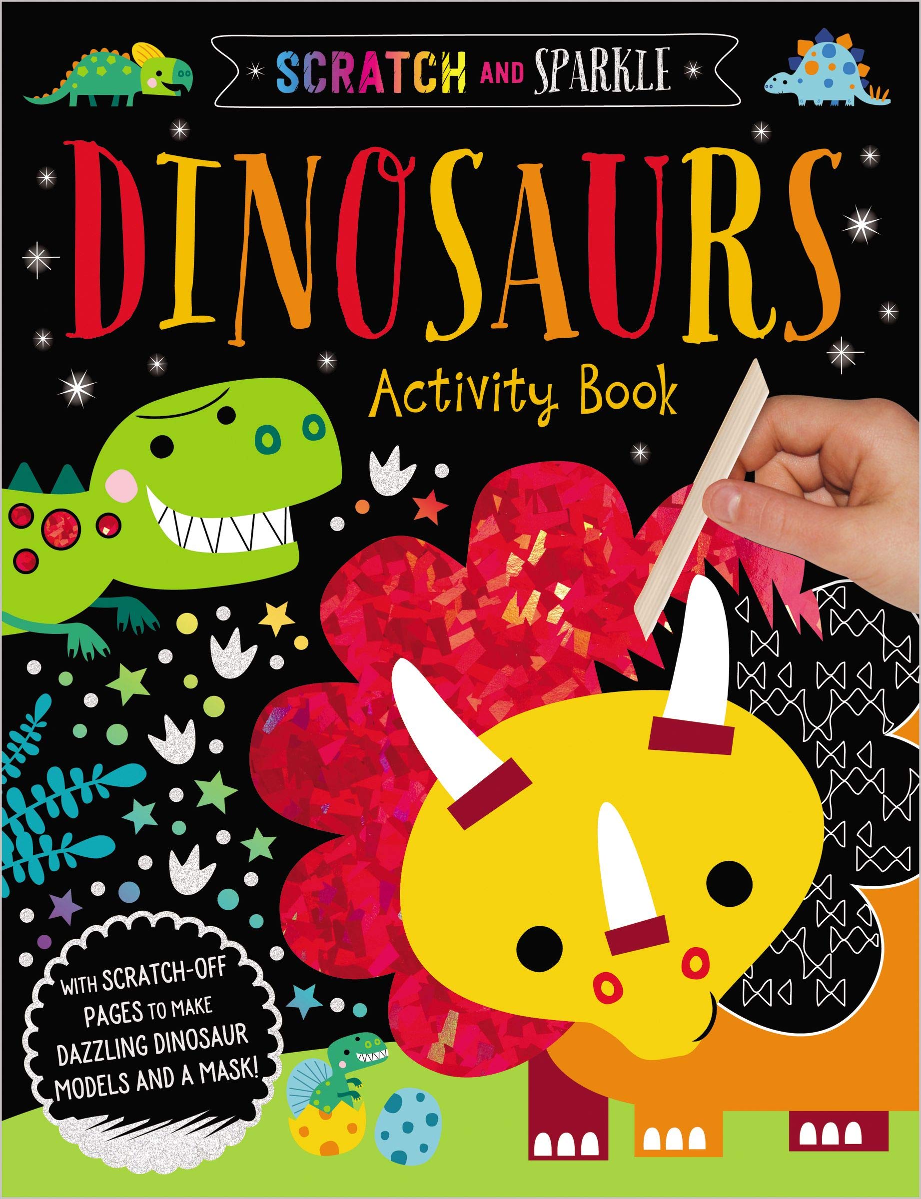 Dinosaurs Activity Book Scratch And Sparkle Make Believe Ideas Ltd Lynch Stuart 9781788436755 Amazon Com Books