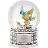 THINGS REMEMBERED Jeweled Hummingbird Musical Snow Globe (Free Customization), Plays Flower Song Music