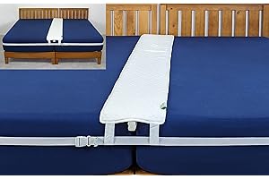 Bed Bridge Twin/Twin XL to King Converter Kit by Insieme - Extra Wide 12 x 78 Bed Gap Filler for Combining Mattresses and Sec