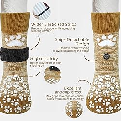 EXPAWLORER Anti Slip Dog Socks to Prevent Licking