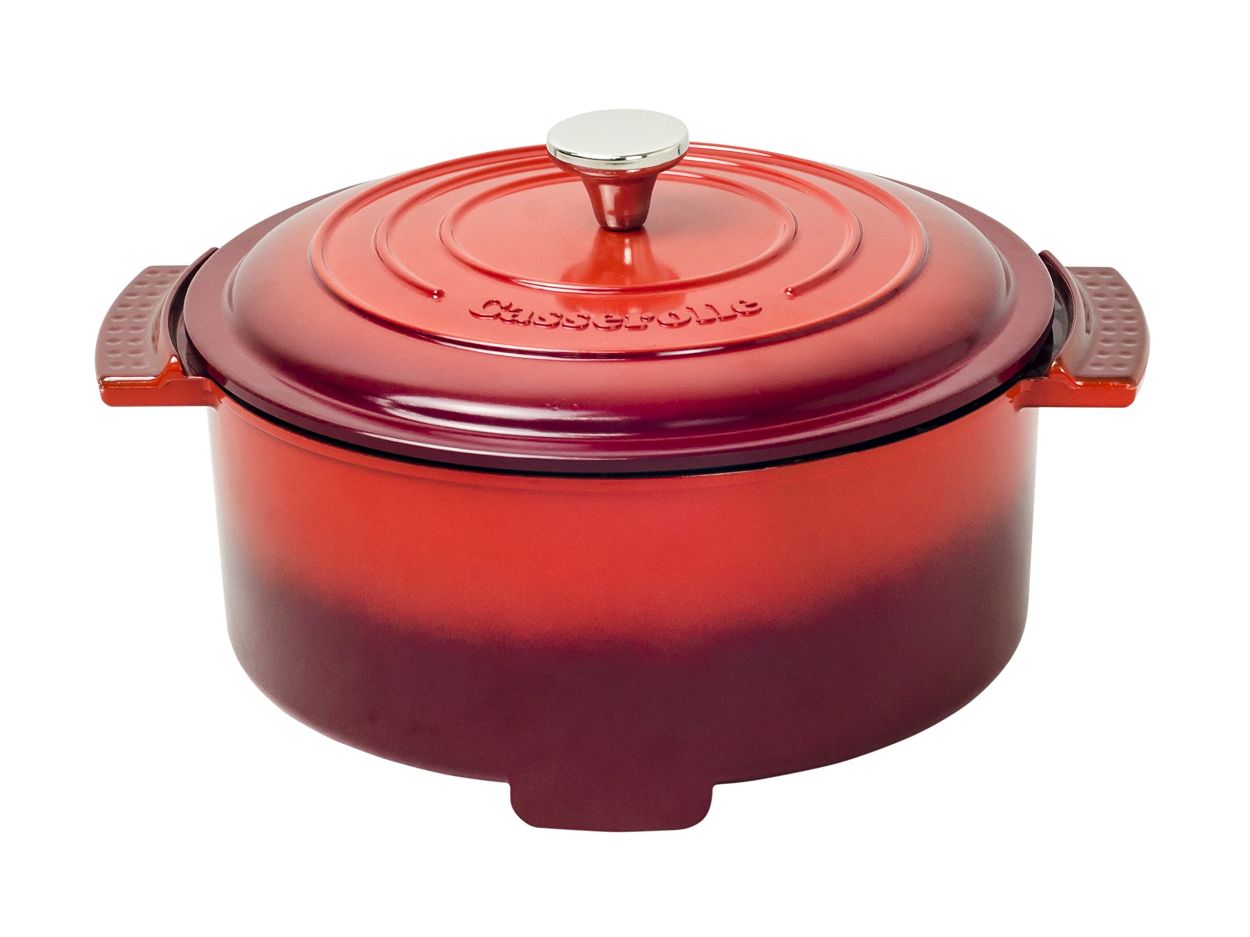 [山善] グリル鍋 レッド [メーカー保証1年] product image