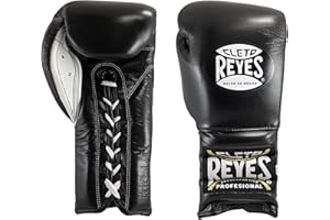 CLETO REYES Traditional Professional Boxing Gloves with Laces for Training, Sparring and Heavy Punching Bags for Men and Women, MMA, Kickboxing, Muay Thai