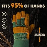 DIY Doctor Leather Garden Gloves Men Women Thorn Proof Work Unisex One Size view 3