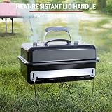 Weber Go-Anywhere Charcoal Portable BBQ with Folding Legs 42x26 cm view 10