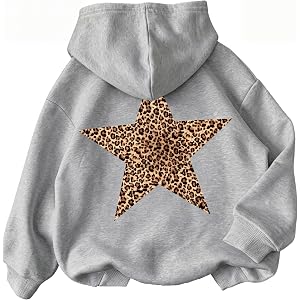 LuLurKiddo Girls Hoodies 7-14 Year Long Sleeve Graphic Sweatshirts Trendy