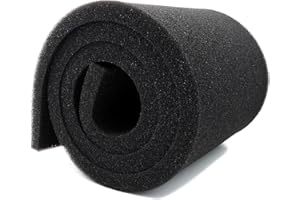 ALEGI Aquarium Filter Media Foam Material Cut to Fit, 72" x 12" x 1" Bio Pre Filter Sponge Pad Sheet for Fish Tank (12" x 72"
