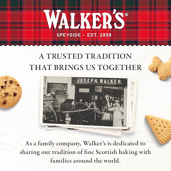 WALKER’S ASSORTED SHORTBREAD COOKIES IN FESTIVE SHAPES – REINDEER SHORTBREAD COOKIE TIN (8.8 OZ) – INCLUDES CHRISTMAS TREE, BELL, STAR AND SANTA CLAUS SHAPED CHRISTMAS COOKIES IN TIN​