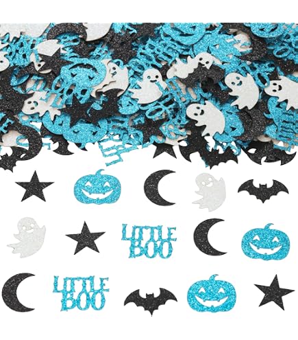 A Little Boo Is Almost Due Banner & Hanging Swirls - Pastel Halloween Baby Shower Decorations Set