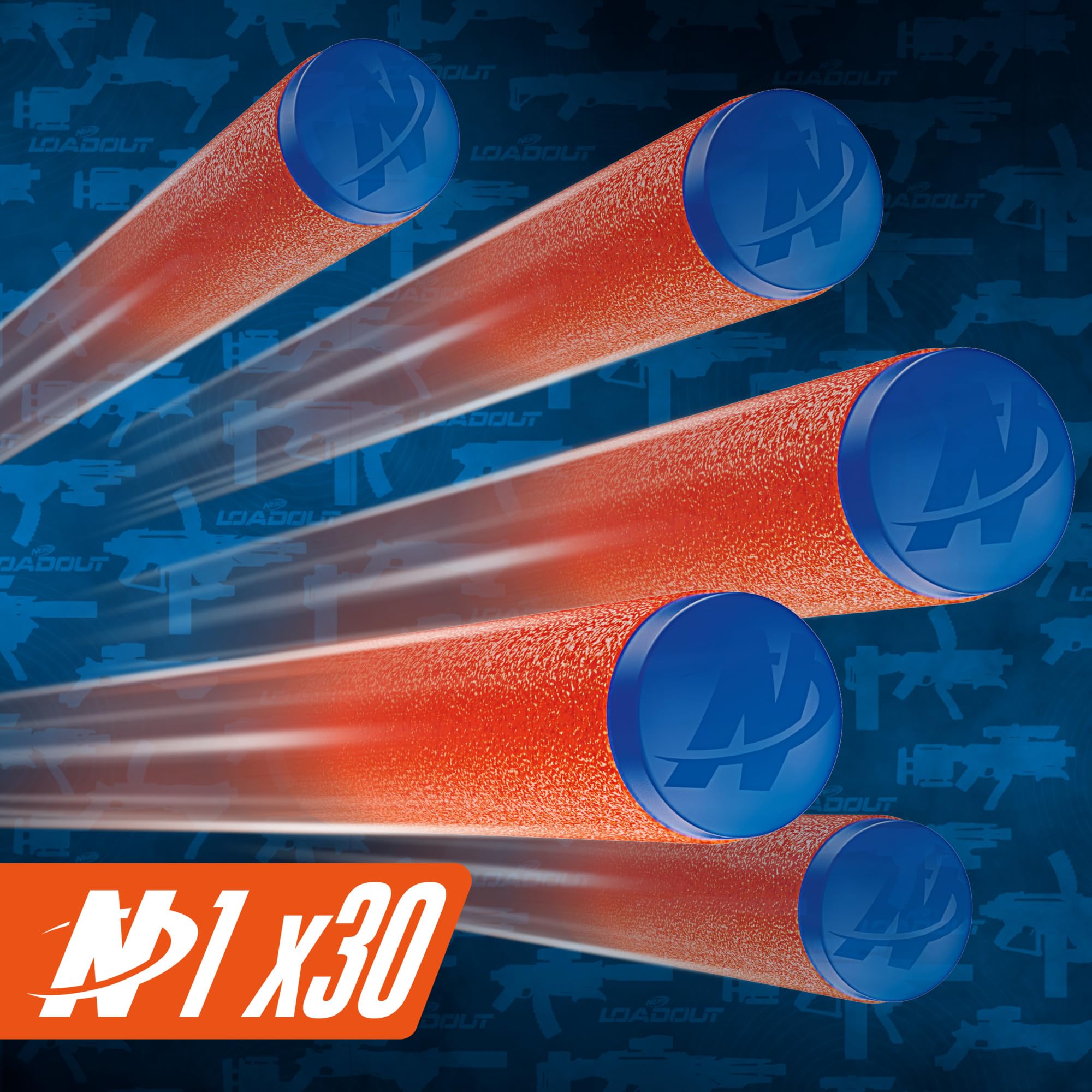 Nerf Loadout FrostFusion Blaster, 4 Interchangeable Attachment Accessories, 30 Nerf N1 Darts, Kids Toys & Gifts, Ages 8+ (Amazon Exclusive)