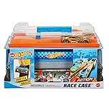 Hot Wheels Toy Cars & Track Set, Race Case Playset
