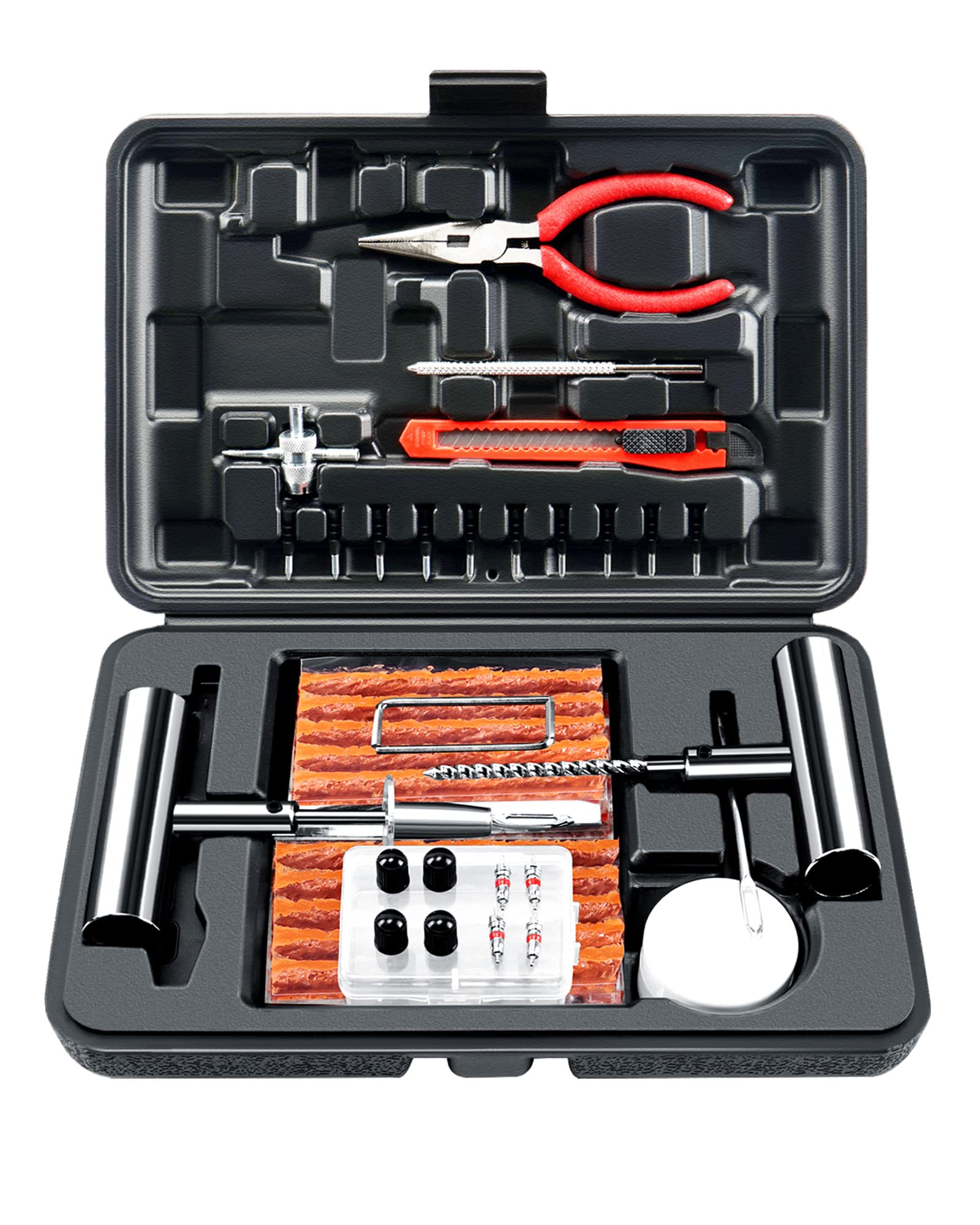 Plug Kit Tire Patch Tool 70PCS Tire Repair Kit, Professional Heavy