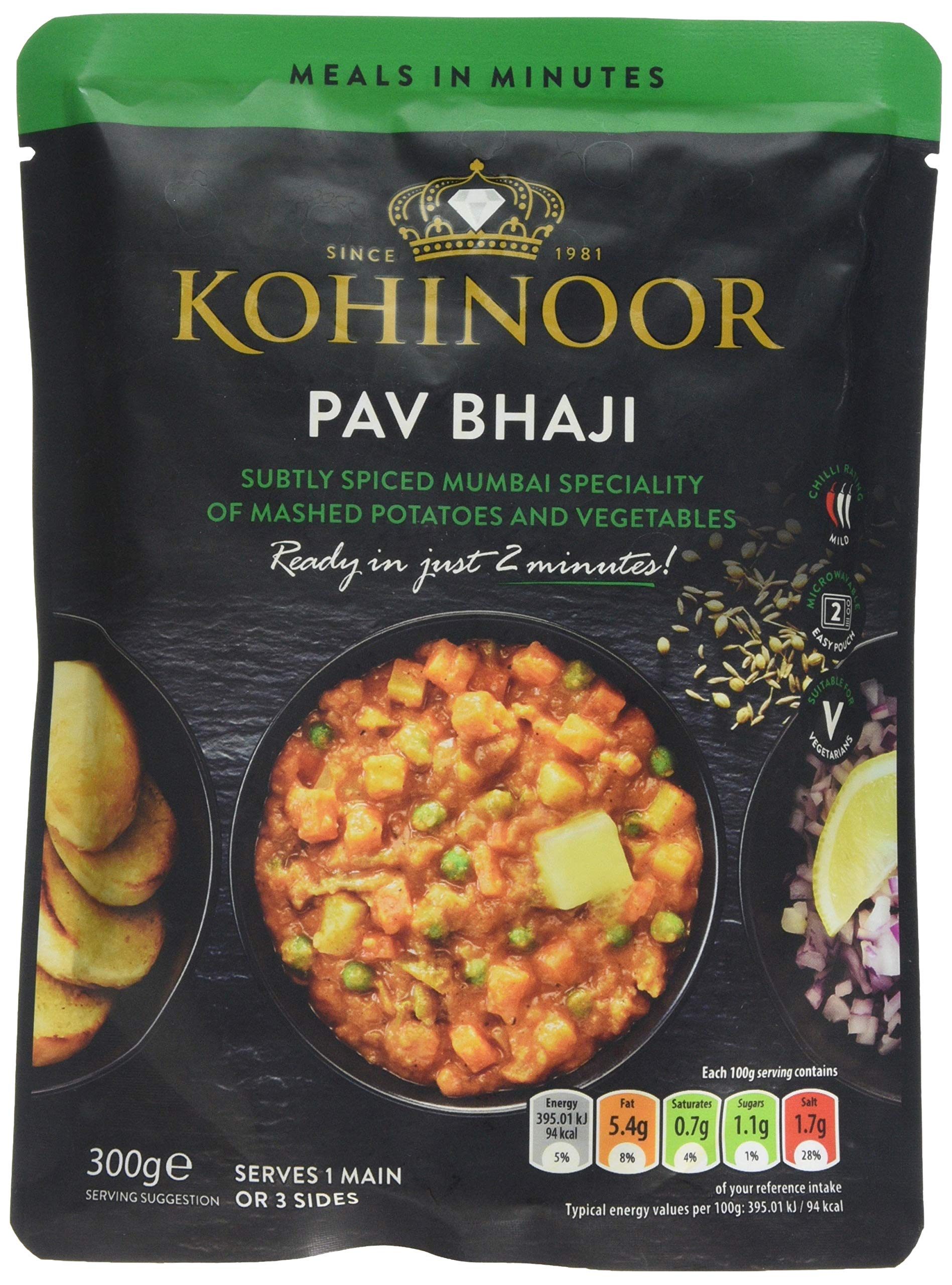 Kohinoor Pav Bhaji, 300 g, Pack of 6