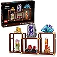 LEGO Ideas Mineral Collection Building Set for Adults, Ages 18+ - Bedroom or Office Decor with 3 Display Shelves - Unique Gif