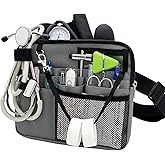 Nurse Fanny Pack with Medical Gear Pockets - Durable Nurse Waist Pouch with Tape Holder, Adjustable Strap, and Utility Storage for Stethoscopes, Bandage Scissors & Supplies