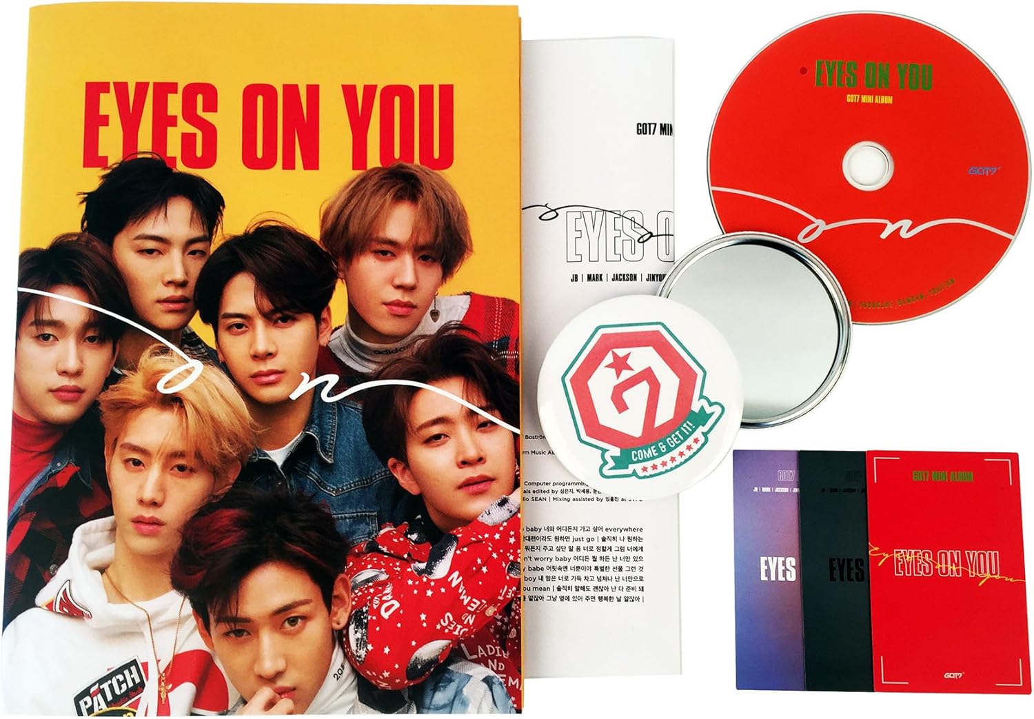 GOT7 Mini Album Eyes on you [ ON Ver. ] CD + Photobook + 3 Photocards