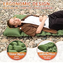 KingCamp Camping Sleeping Pad 2 Pack, Lightweight