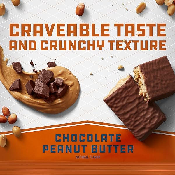 CLIF BUILDERS – CHOCOLATE PEANUT BUTTER FLAVOR – PLANT BASED PROTEIN BARS – GLUTEN FREE – NON-GMO – LOW GLYCEMIC – 20G PROTEIN – 2.4 OZ. (12 PACK)