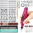 Uolor 108 Pcs Engraving Tool Kit, Electric Corded Micro Engraver Etching Pen DIY Rotary Tool for Jewelry Glass Wood Ceramic M