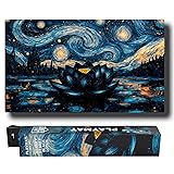(Starry Starry Black Lotus) 14x24 TCG/MTG Playmat