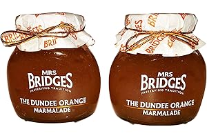 Mrs. Bridges of Scotland, Set of 2 Jars, The Dundee Orange Marmalade from Fresh Oranges, Imported from Scotland, 12 Oz Each