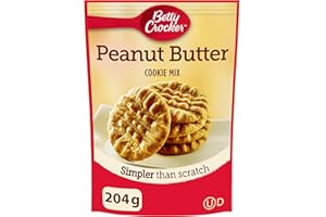 BETTY CROCKER Cookie Mix Peanut Butter, 204 gram, 9 Count