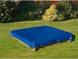 SolaDirect 2 x 2 m Blue Tarpaulin Waterproof Groundsheet Reinforced Eyelets view 3