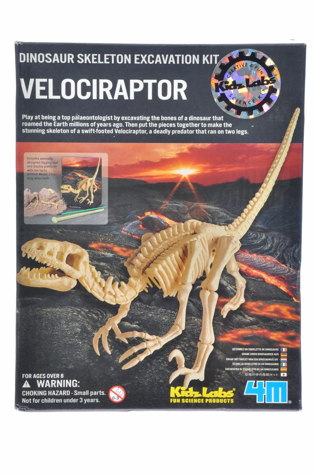 Kidz Labs - Dig a Velociraptor Skeleton