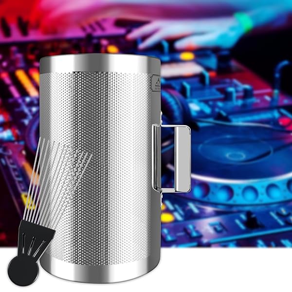 EASTROCK GUIRO SHAKER STAINLESS STEEL 8″ 13″ PERCUSSION GUIRO MUSICAL INSTRUMENTS WITH SCRAPER FOR LIVE PERFORMANCE