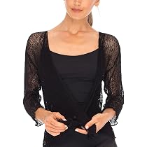 Womens Sheer Shrug Cardigan 