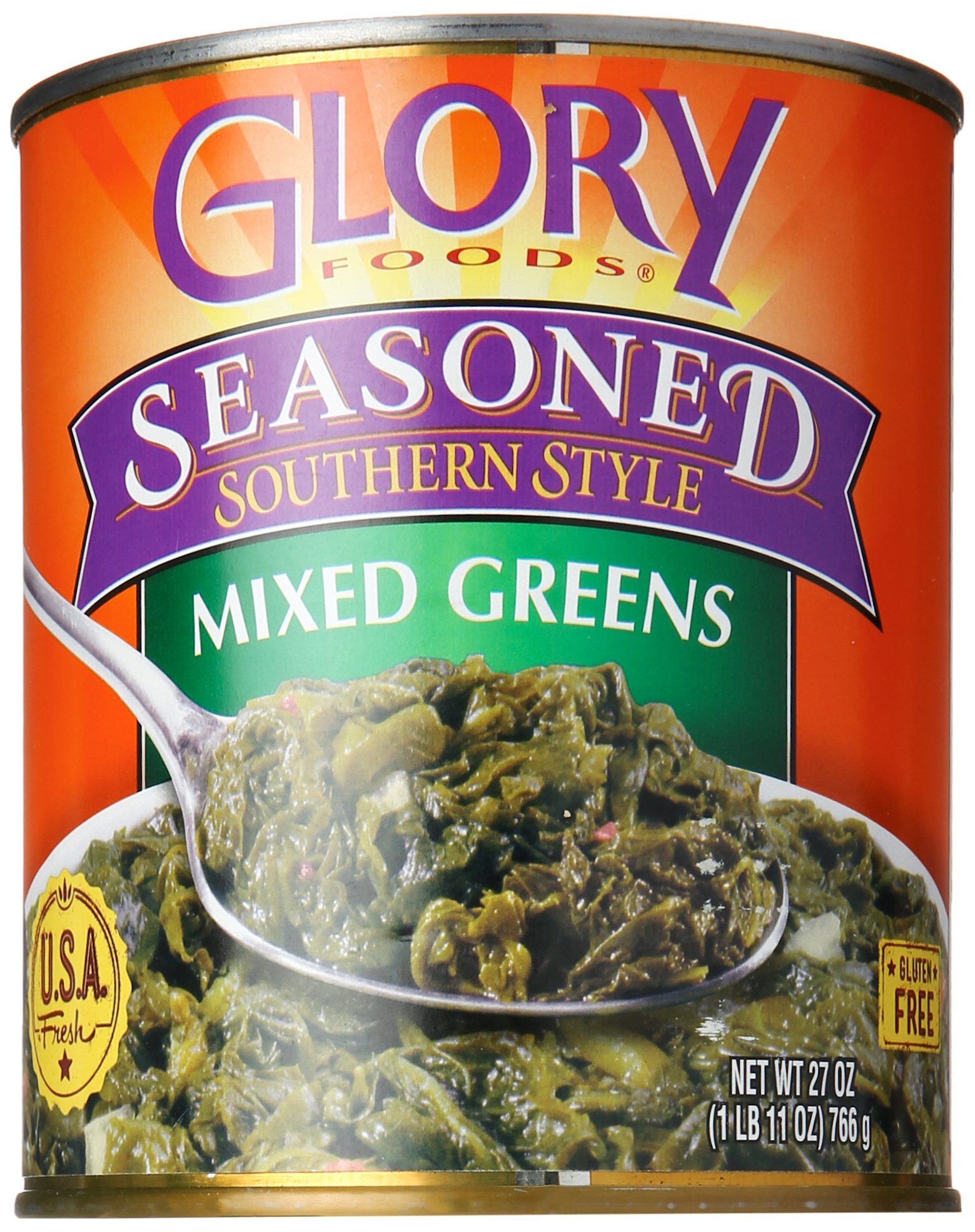 Glory Foods Mixed Greens Seasoned, 27 oz Buy Online in United Arab