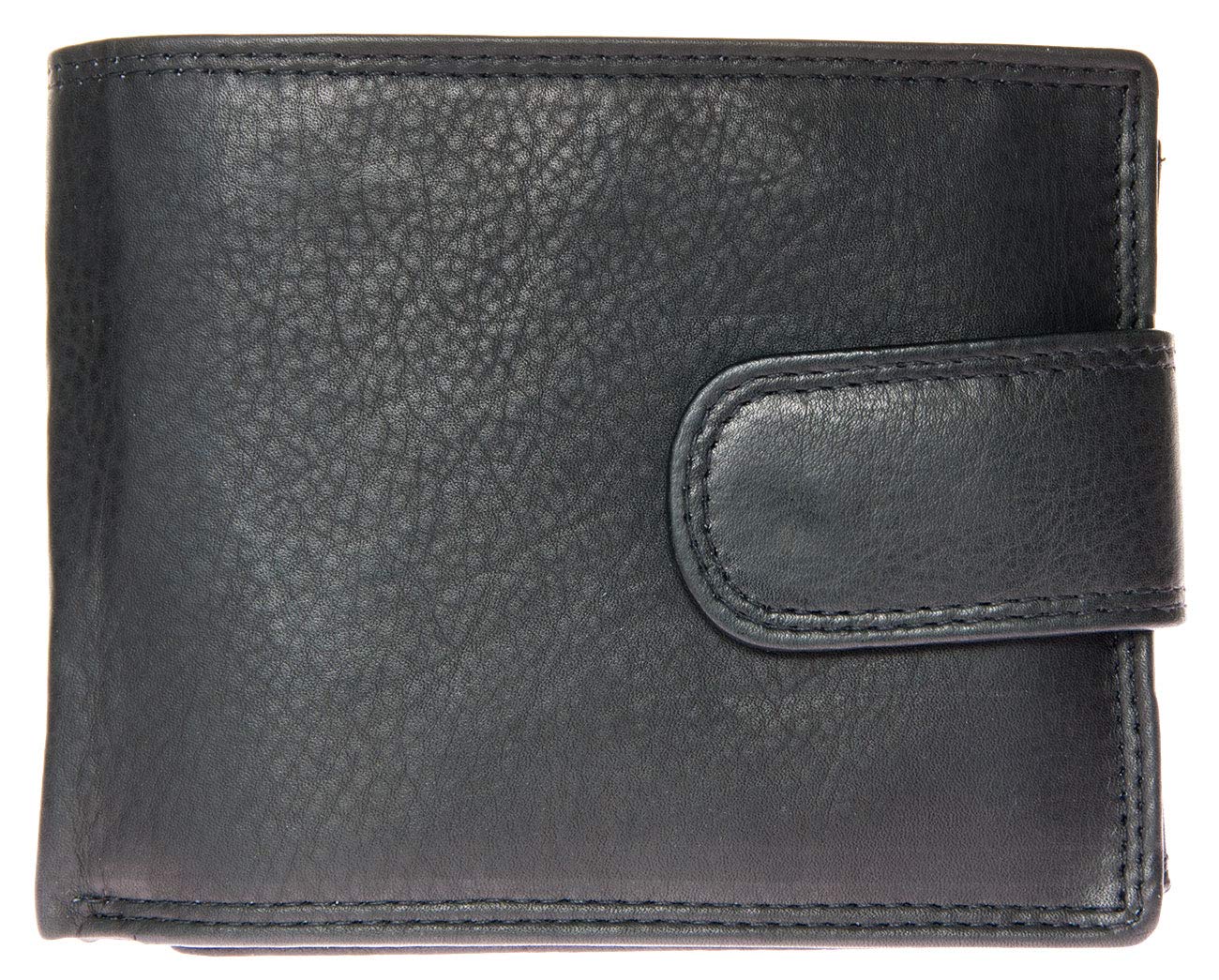 Soft Genuine Leather Wallet with a Buckle, which can Carry up to 20 Cards