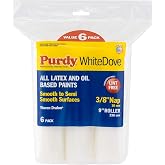 Purdy White Dove Roller Cover, 9 x 3/8 in., 6 count