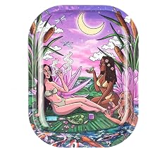 Amazon.com: Seabbo Rolling Tray Decorative Tray,Smooth Rounded ...