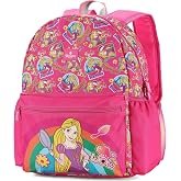 Disney Rapunzel Backpack, 14" Lightweight Kindergarten Backpack for Girls | Ultra-Lightweight,Ergonomic Shoulder Straps,Breathable 3D Mesh Back,Water-Resistant Fabric,Multi-Compartment Storage
