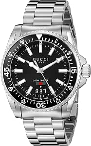 Gucci Dive Analog Display Swiss Quartz 